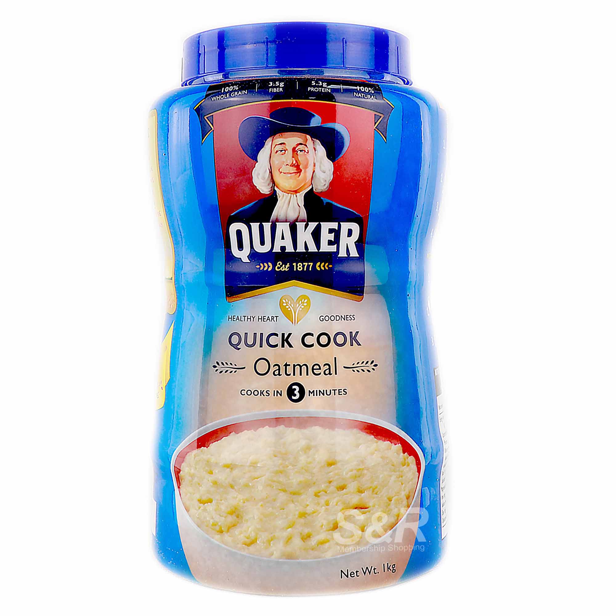 Quaker Quick Cook Oatmeal 1kg